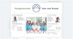 Desktop Screenshot of praxis-rumpel.de